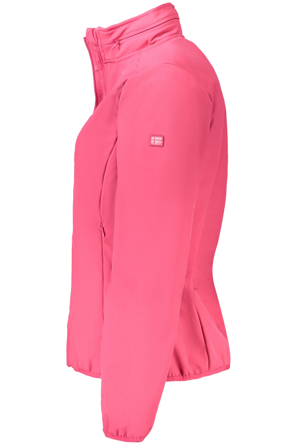 BLUSÃO COM CAPUZ NORWAY 1963 MULHER ROSA