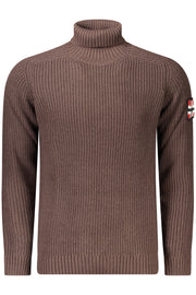 CAMISOLA COM BORDADO NORWAY 1963 HOMEM CASTANHA