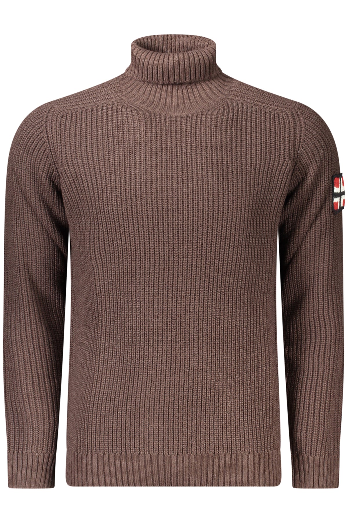 CAMISOLA COM BORDADO NORWAY 1963 HOMEM CASTANHA