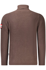 CAMISOLA COM BORDADO NORWAY 1963 HOMEM CASTANHA