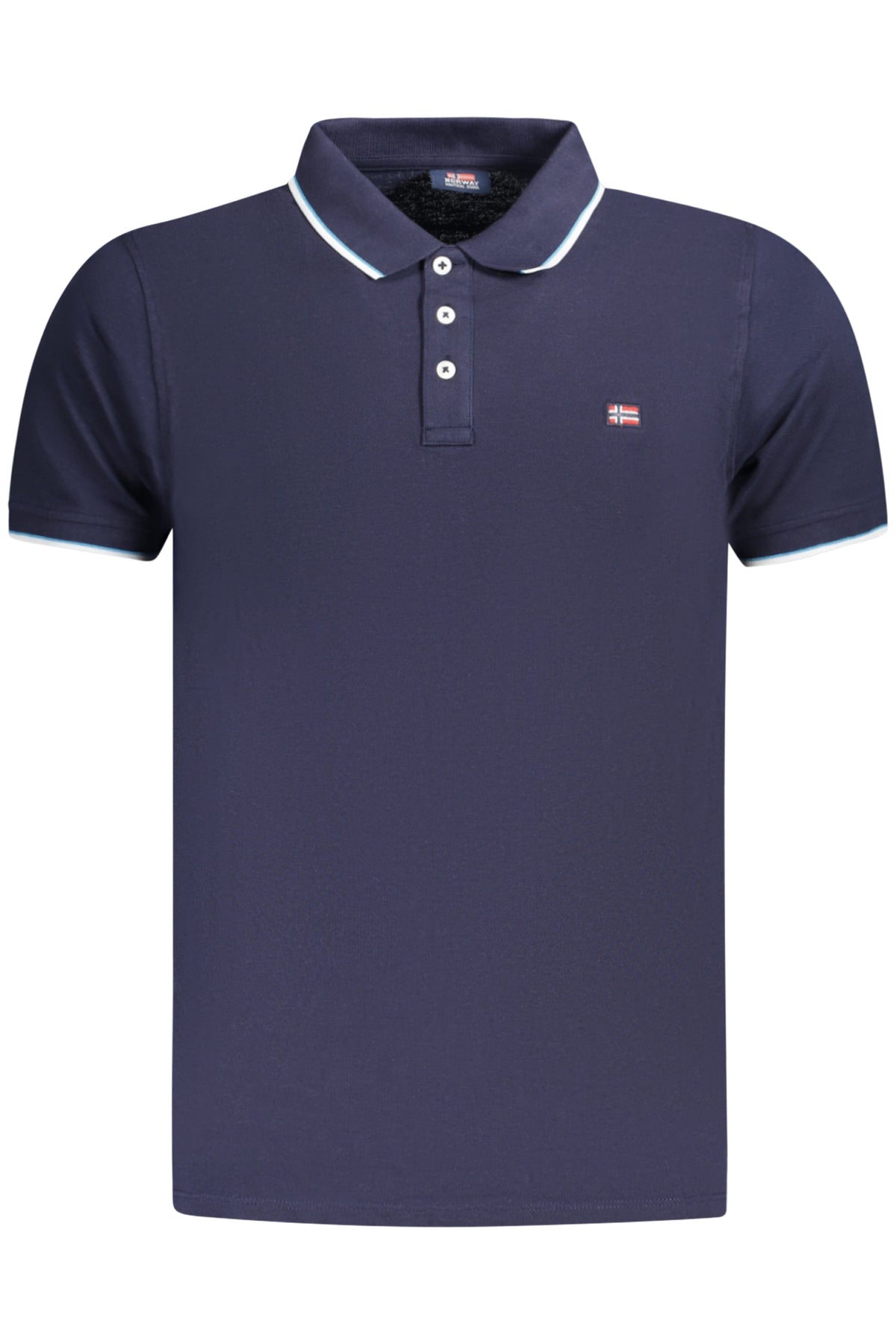 POLO EM ALGODÃO NORWAY 1963 HOMEM AZUL