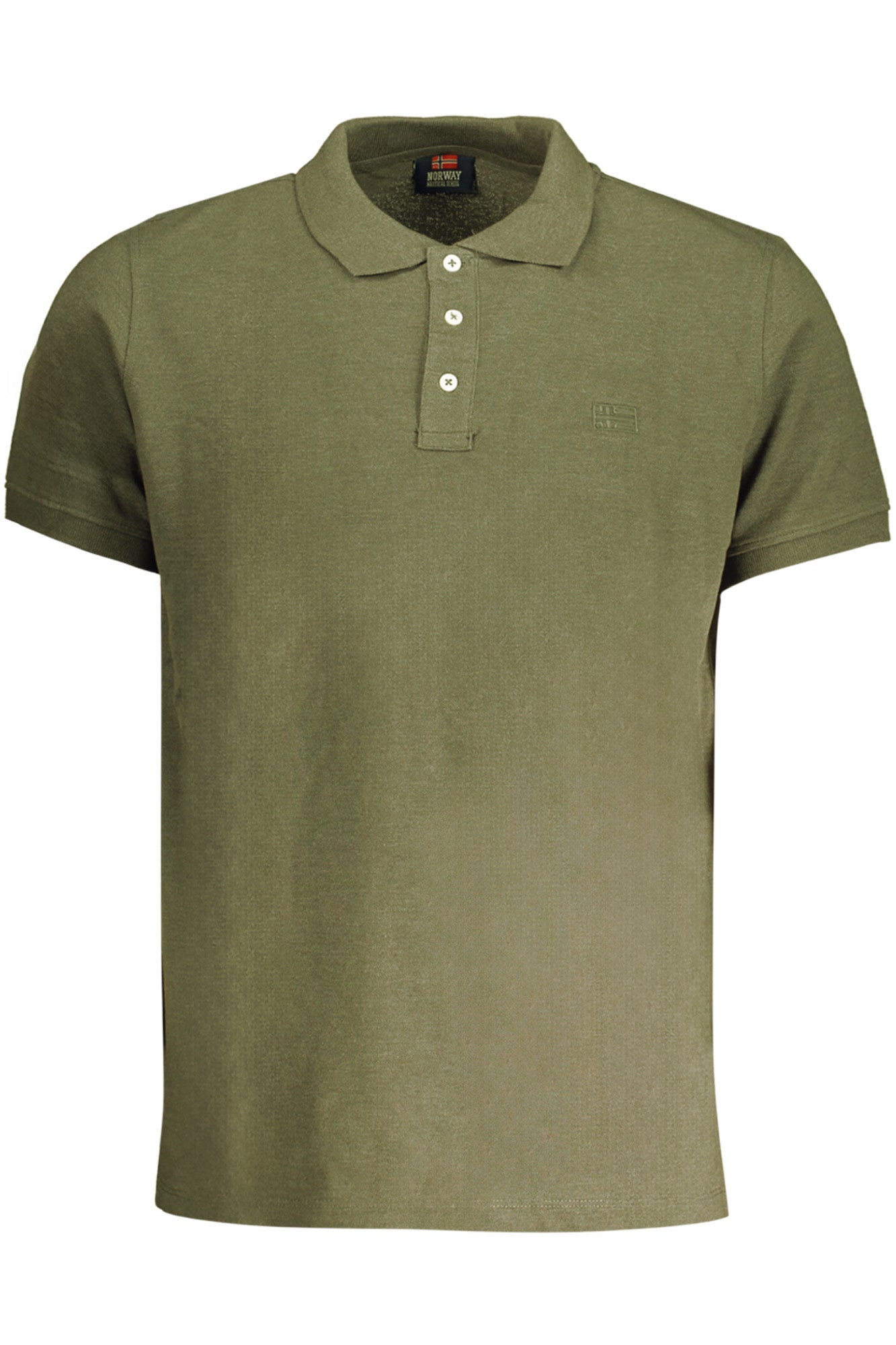 NORWAY 1963 MEN'S GREEN SHORT SLEEVE POLO SHIRT
