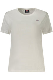 T-SHIRT EM ALGODÃO NORWAY 1963 MULHER BRANCA