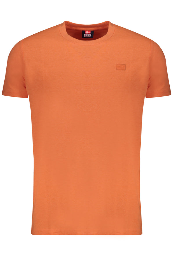 NORUEGA 1963 MASCULINO LARANJA MANGA CURTA T-SHIRT