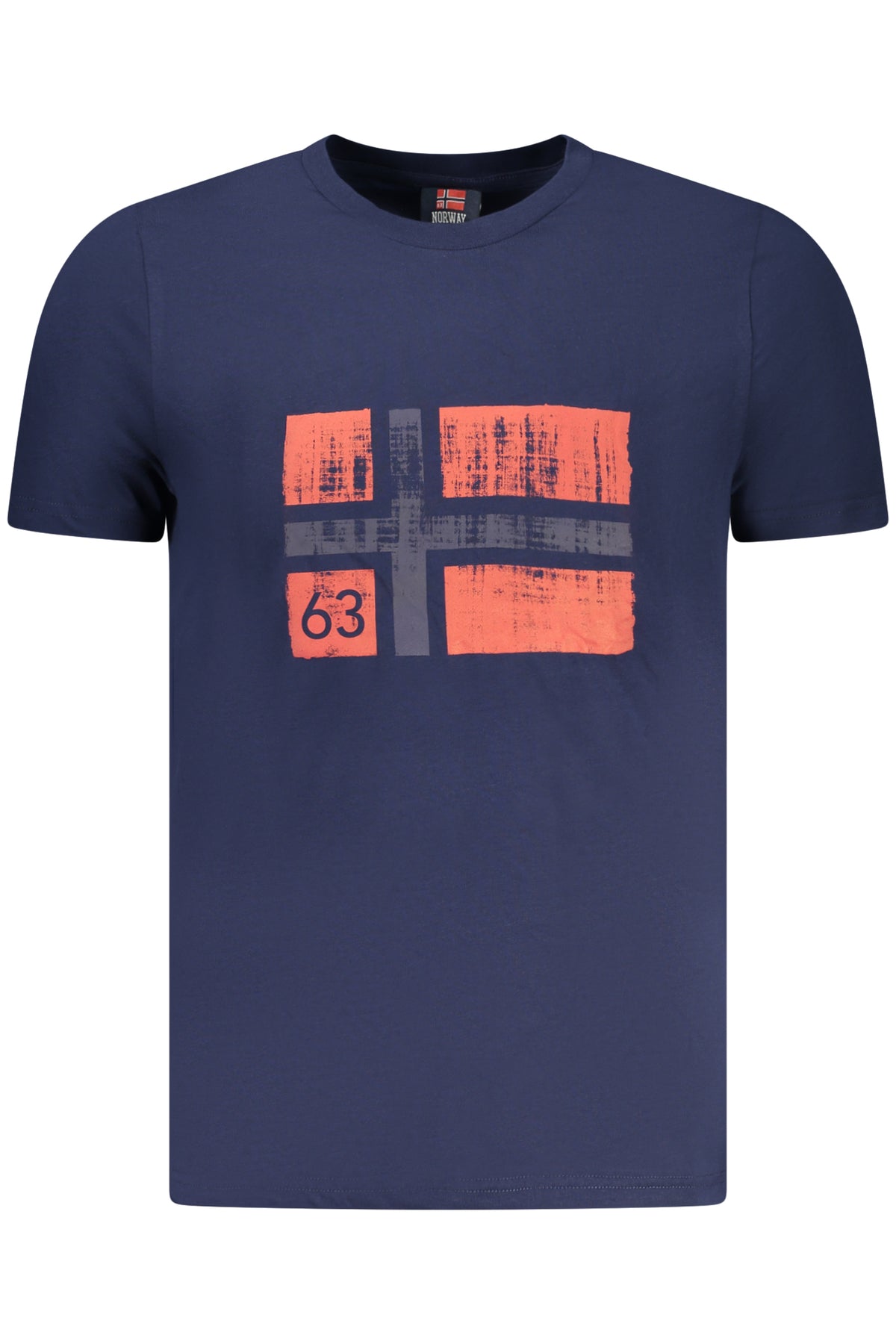 T-SHIRT EM ALGODÃO NORWAY 1963 HOMEM BRANCA