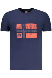T-SHIRT EM ALGODÃO NORWAY 1963 HOMEM BRANCA