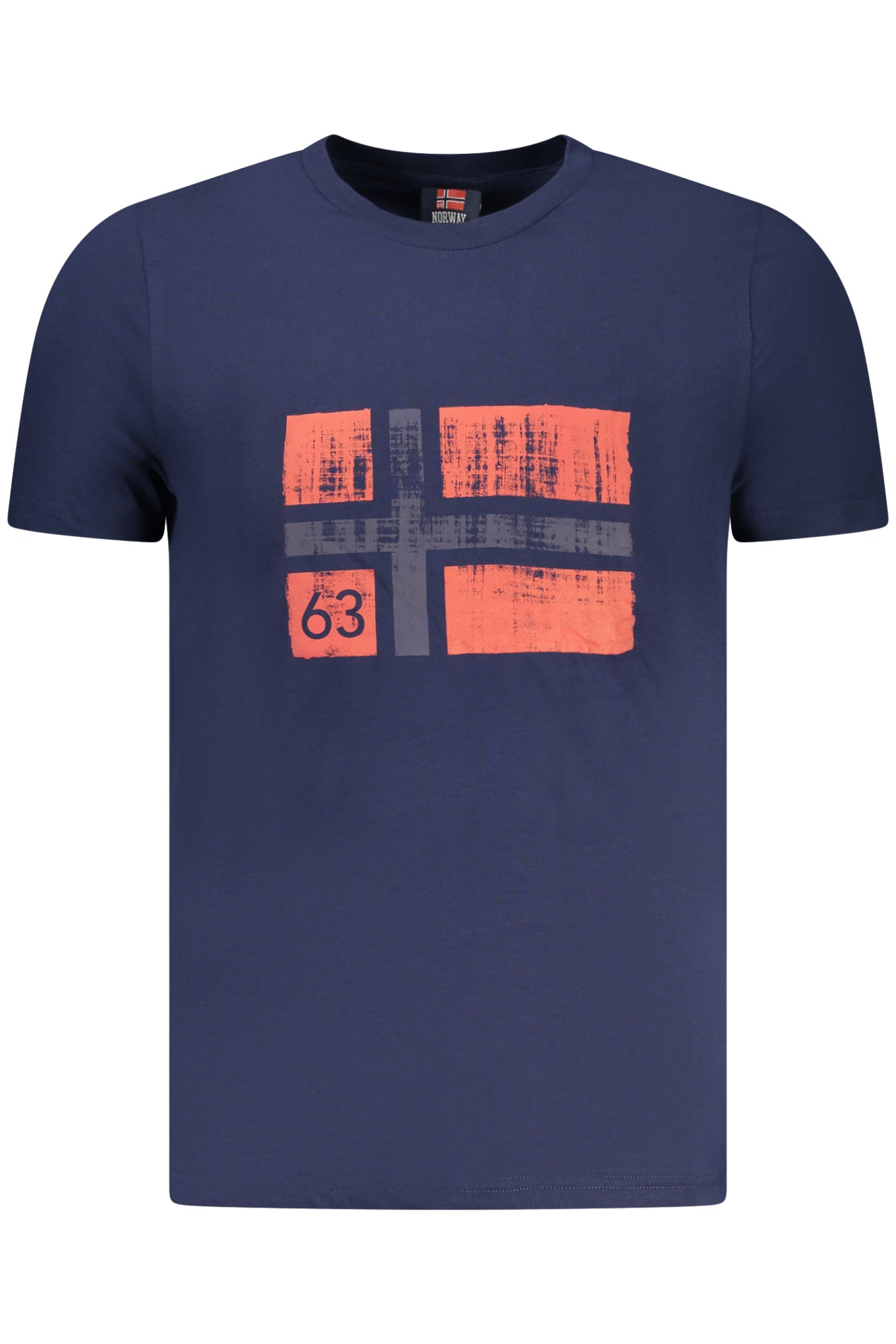T-SHIRT EM ALGODÃO NORWAY 1963 HOMEM BRANCA