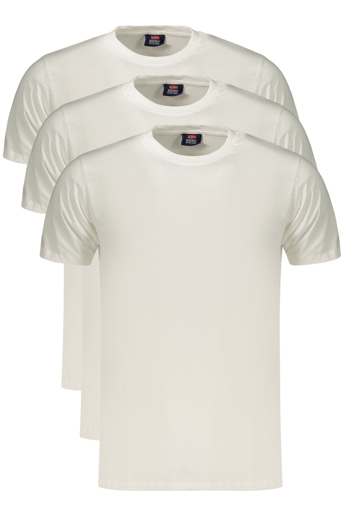 T-SHIRT EM ALGODÃO NORWAY 1963 HOMEM BRANCA