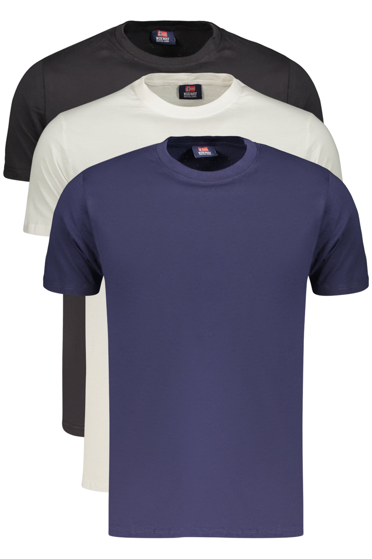 T-SHIRT EM ALGODÃO NORWAY 1963 HOMEM BRANCA