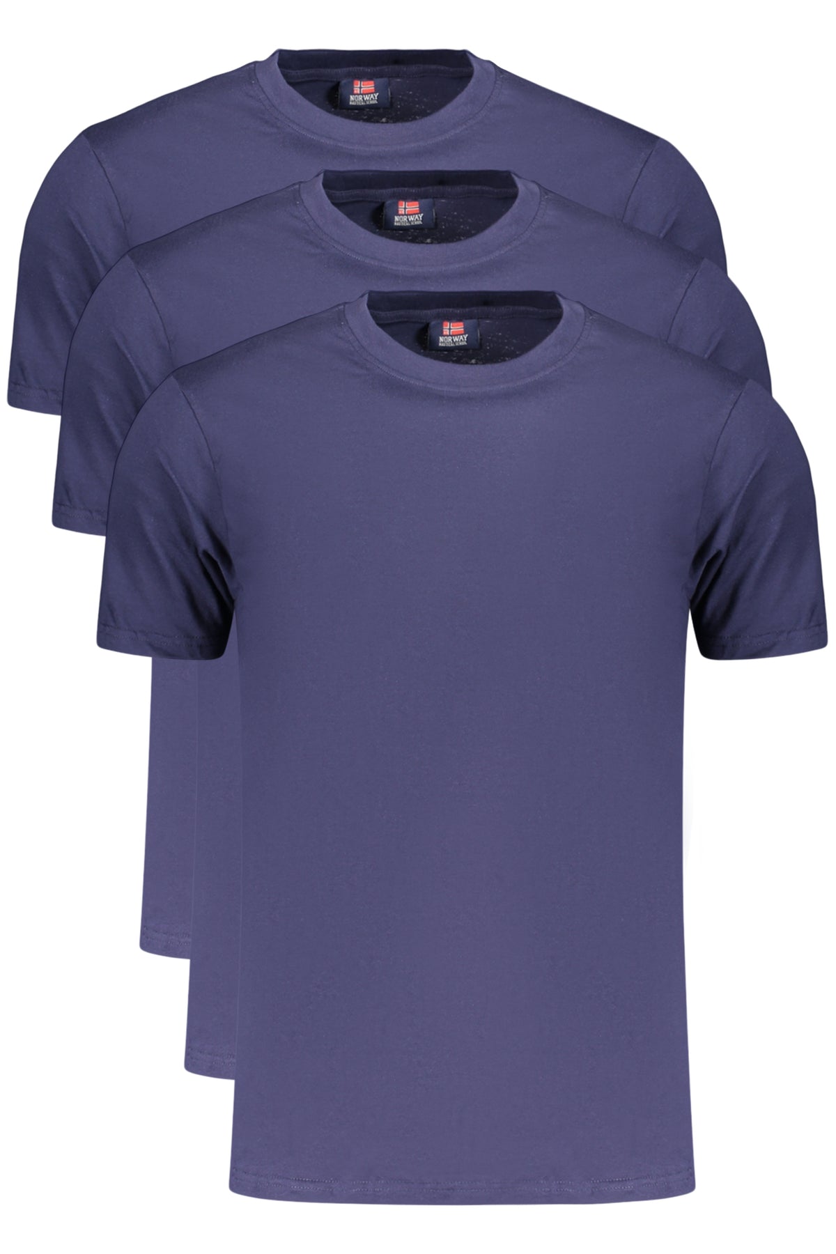 T-SHIRT EM ALGODÃO NORWAY 1963 HOMEM AZUL