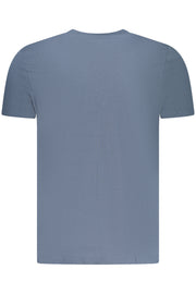 T-SHIRT EM ALGODÃO NORWAY 1963 HOMEM AZUL