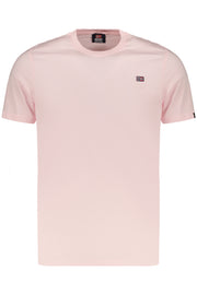 T-SHIRT EM ALGODÃO NORWAY 1963 HOMEM ROSA