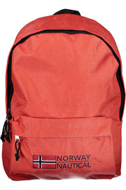MOCHILA COM BORDADO NORWAY 1963 HOMEM VERMELHA