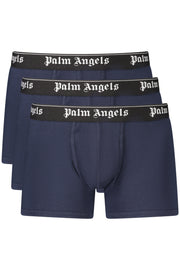 ROUPA INTERIOR EM ALGODÃO PALM ANGELS HOMEM AZUL