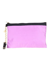 PATRIZIA PEPE PURPLE CLUTCH BAG