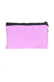 PATRIZIA PEPE PURPLE CLUTCH BAG
