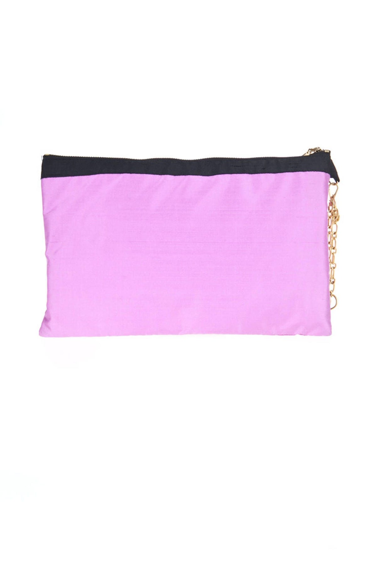 PATRIZIA PEPE PURPLE CLUTCH BAG