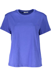 PATRIZIA PEPE Women's Blue Short-Sleeved T-Shirt