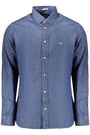 CAMISA EM ALGODÃO PEPE JEANS HOMEM AZUL
