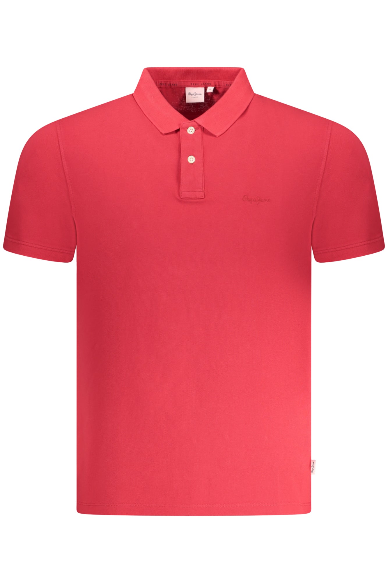 MEN'S PEPE JEANS SHORT SLEEVE POLO SHIRT RED