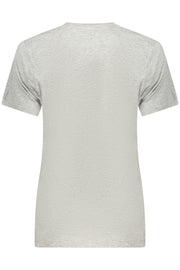 T-SHIRT EM ALGODÃO PEPE JEANS MULHER CINZENTA