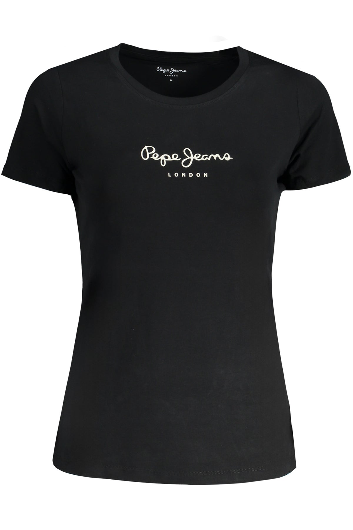 T-SHIRT EM ALGODÃO PEPE JEANS MULHER PRETA