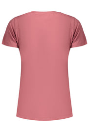 T-SHIRT EM ALGODÃO PEPE JEANS MULHER ROSA
