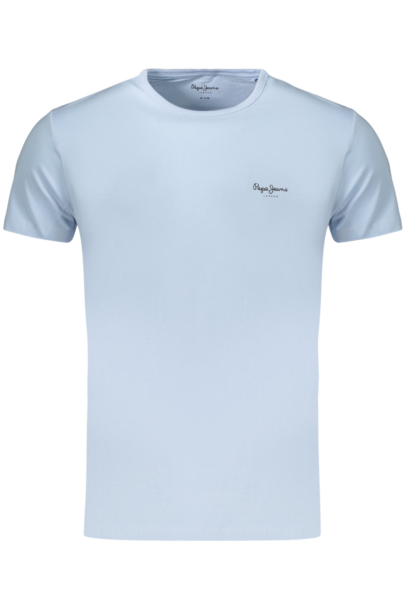 T-SHIRT EM ALGODÃO PEPE JEANS HOMEM AZUL CLARO