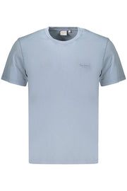 T-SHIRT EM ALGODÃO PEPE JEANS HOMEM AZUL CLARO
