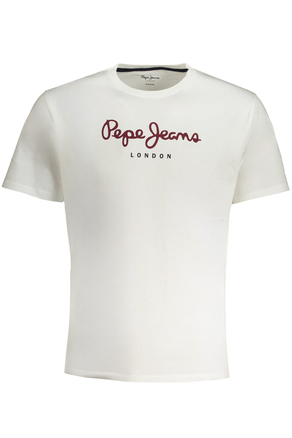 T-SHIRT DE MANGA CURTA HOMEM PEPE JEANS BRANCA