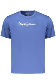 T-SHIRT EM ALGODÃO PEPE JEANS HOMEM AZUL