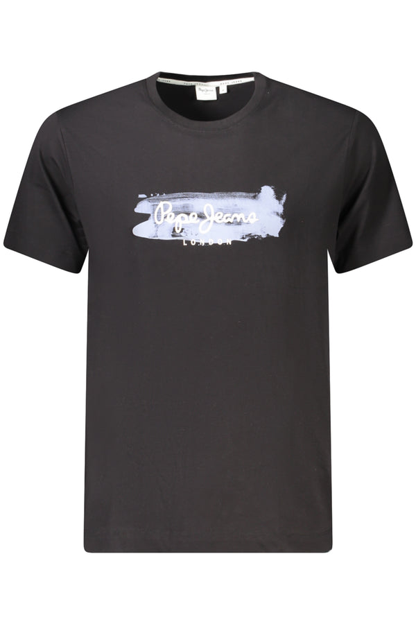 T-SHIRT MANGA CURTA PEPE JEANS HOMEM PRETO