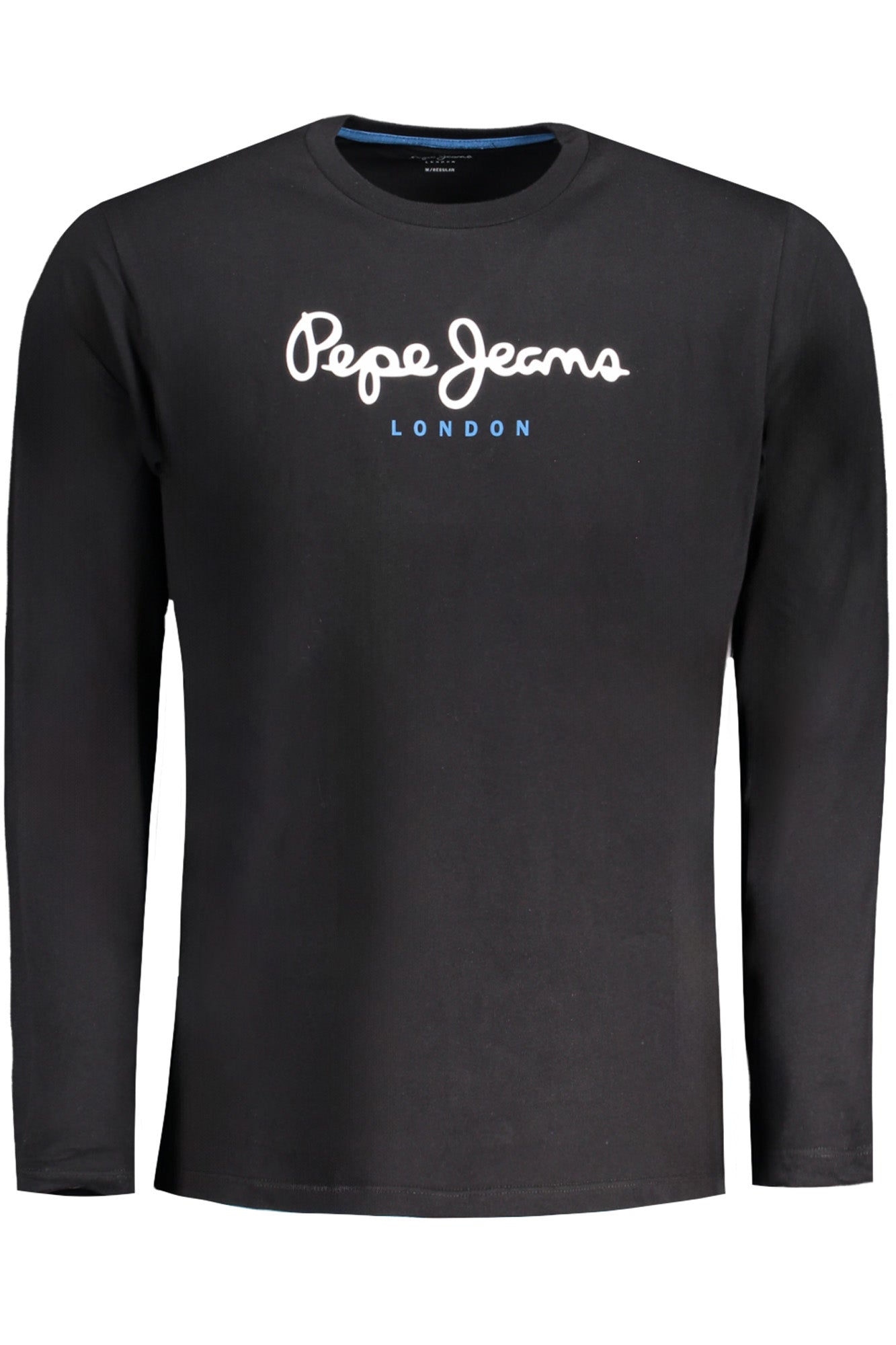 T-SHIRT EM ALGODÃO PEPE JEANS HOMEM PRETA