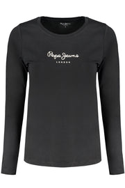 T-SHIRT EM ALGODÃO PEPE JEANS MULHER PRETA