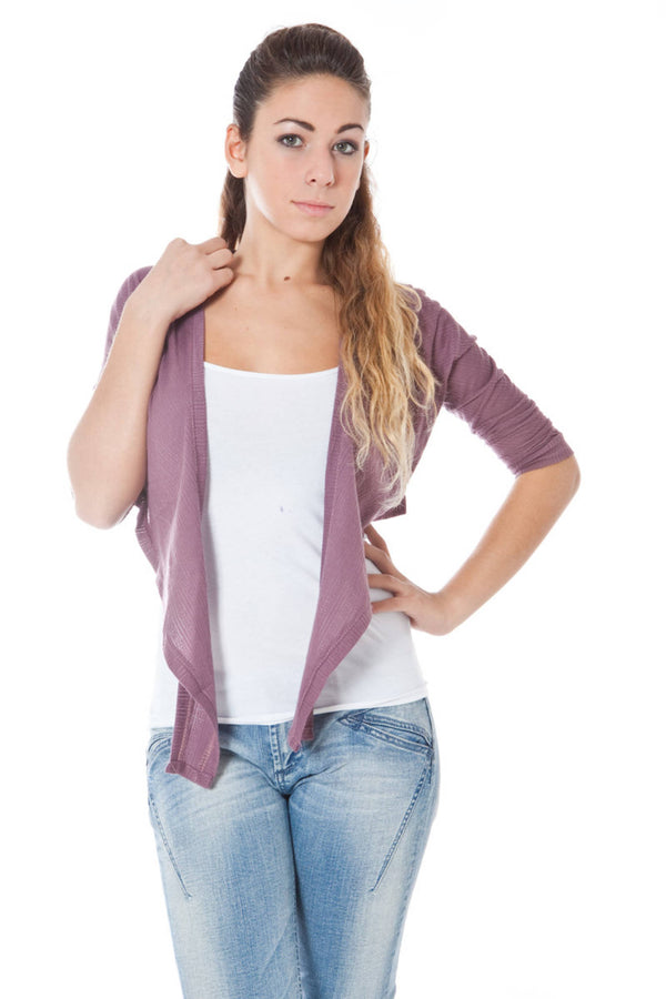 PHARD SHRUG MANGAS COMPRIDAS ROSA MULHER