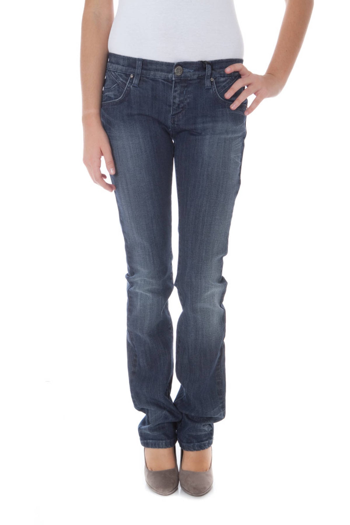 JEANS EM ALGODÃO PHARD MULHER AZUIS