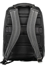 MOCHILA EM COURO PIQUADRO HOMEM PRETA