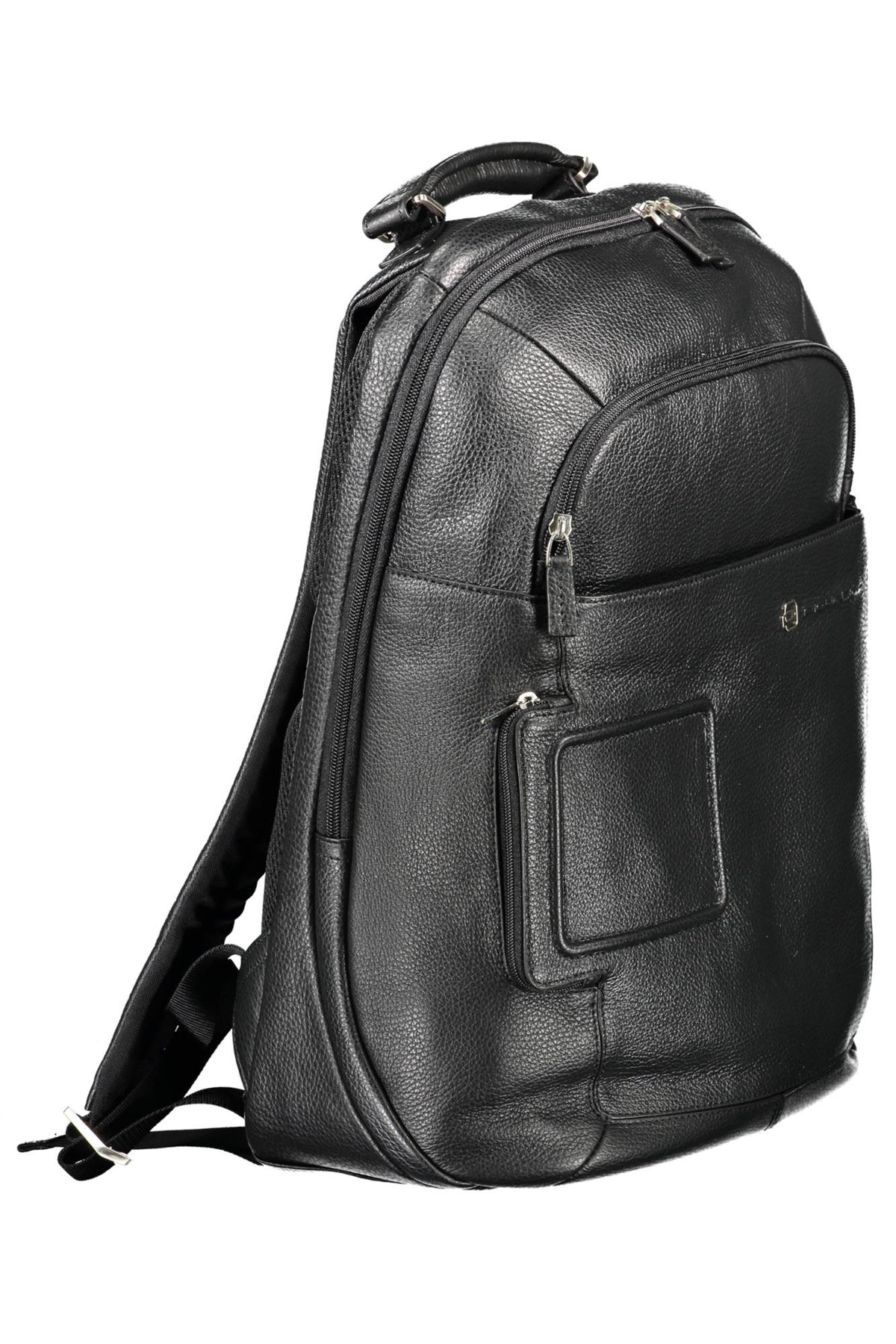 MOCHILA EM COURO PIQUADRO HOMEM PRETA