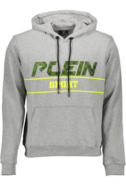 SWEATSHIRT COM CAPUZ PLEIN SPORT HOMEM CINZENTA