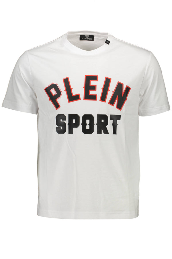 T-SHIRT DE MANGA CURTA PLEIN SPORT BRANCO PARA HOMEM