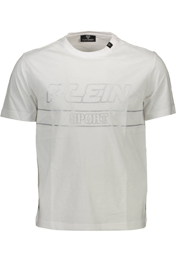 T-SHIRT DE MANGA CURTA PLEIN SPORT BRANCO PARA HOMEM