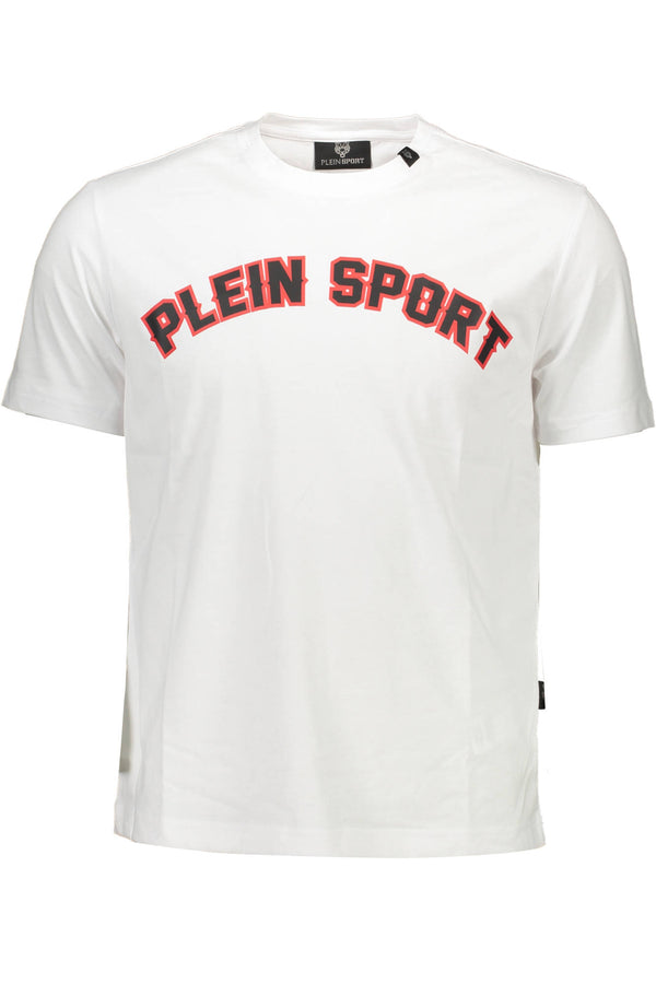 T-SHIRT DE MANGA CURTA PLEIN SPORT BRANCO PARA HOMEM
