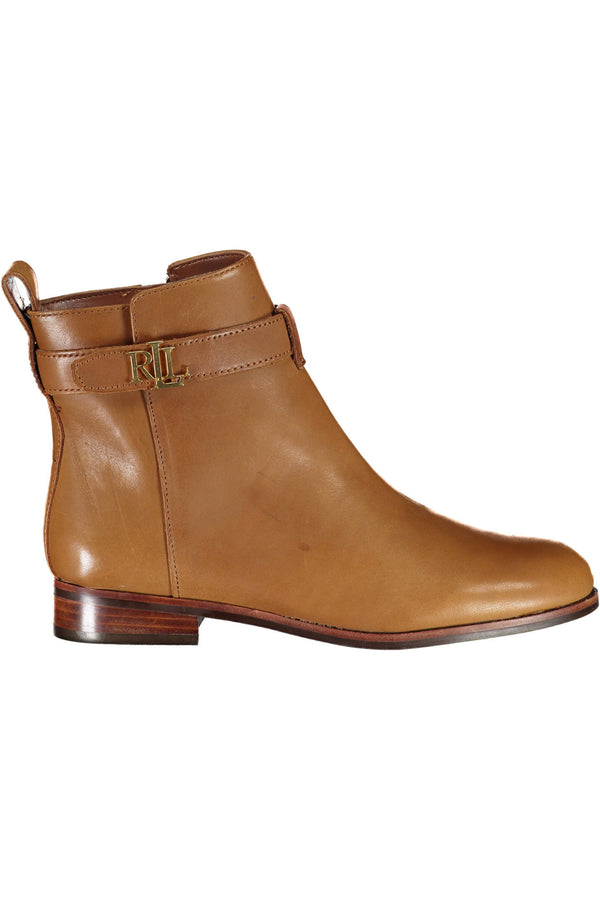 SAPATOS DE BOTA FEMININA RALPH LAUREN MARROM