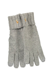 RALPH LAUREN MEN'S GREY GLOVES