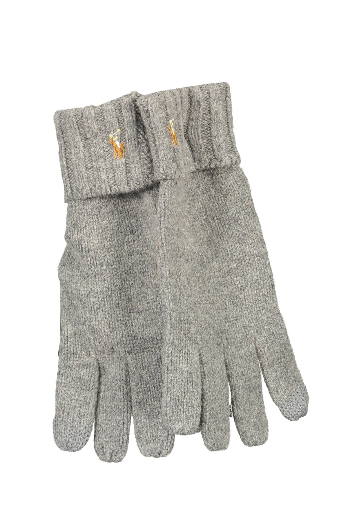 RALPH LAUREN MEN'S GREY GLOVES