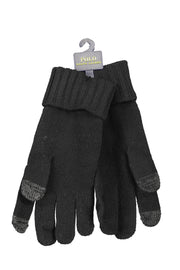 MEN'S BLACK RALPH LAUREN GLOVES