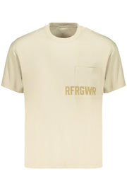 T-SHIRT EM ALGODÃO REFRIGIWEAR HOMEM BEGE
