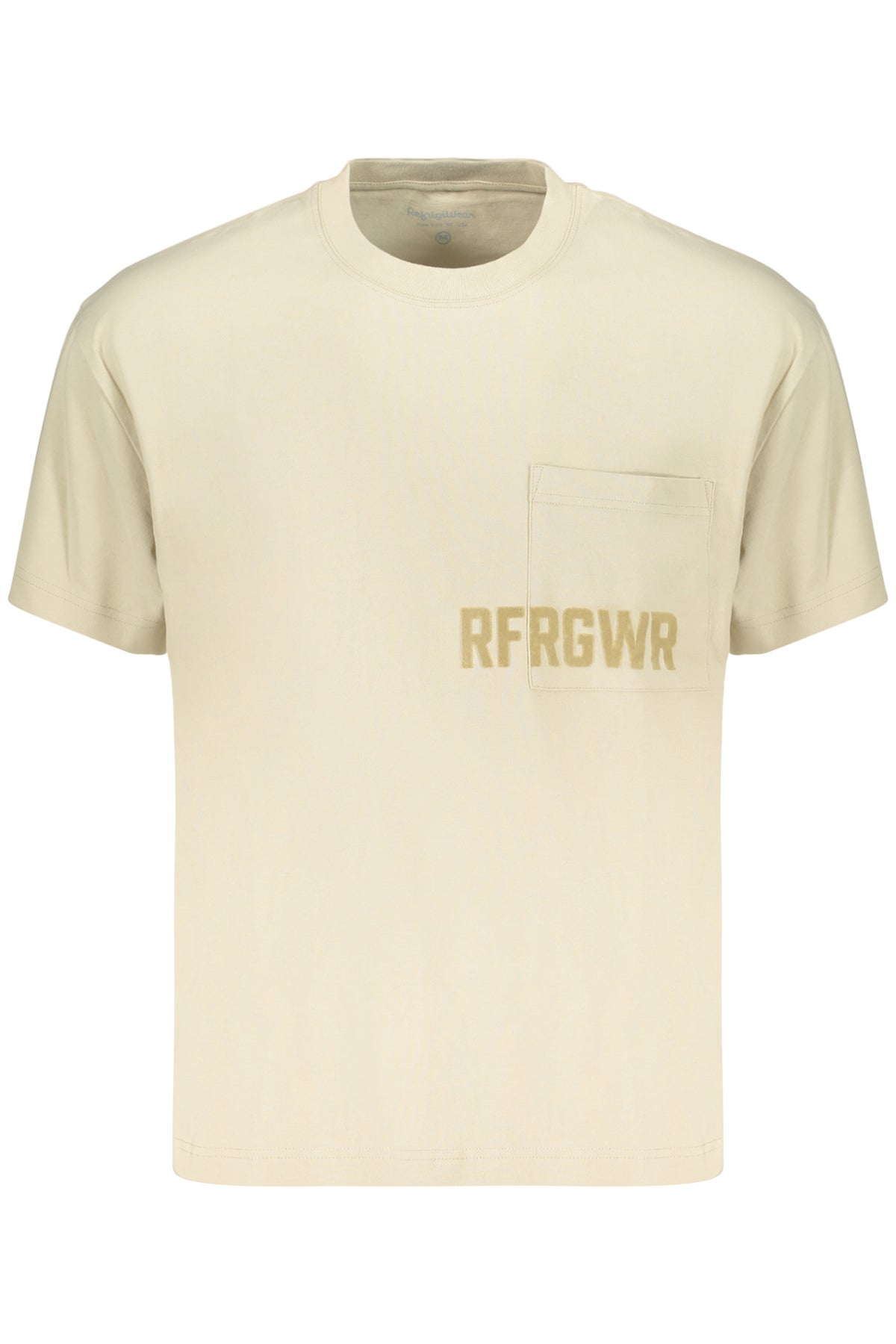T-SHIRT EM ALGODÃO REFRIGIWEAR HOMEM BEGE