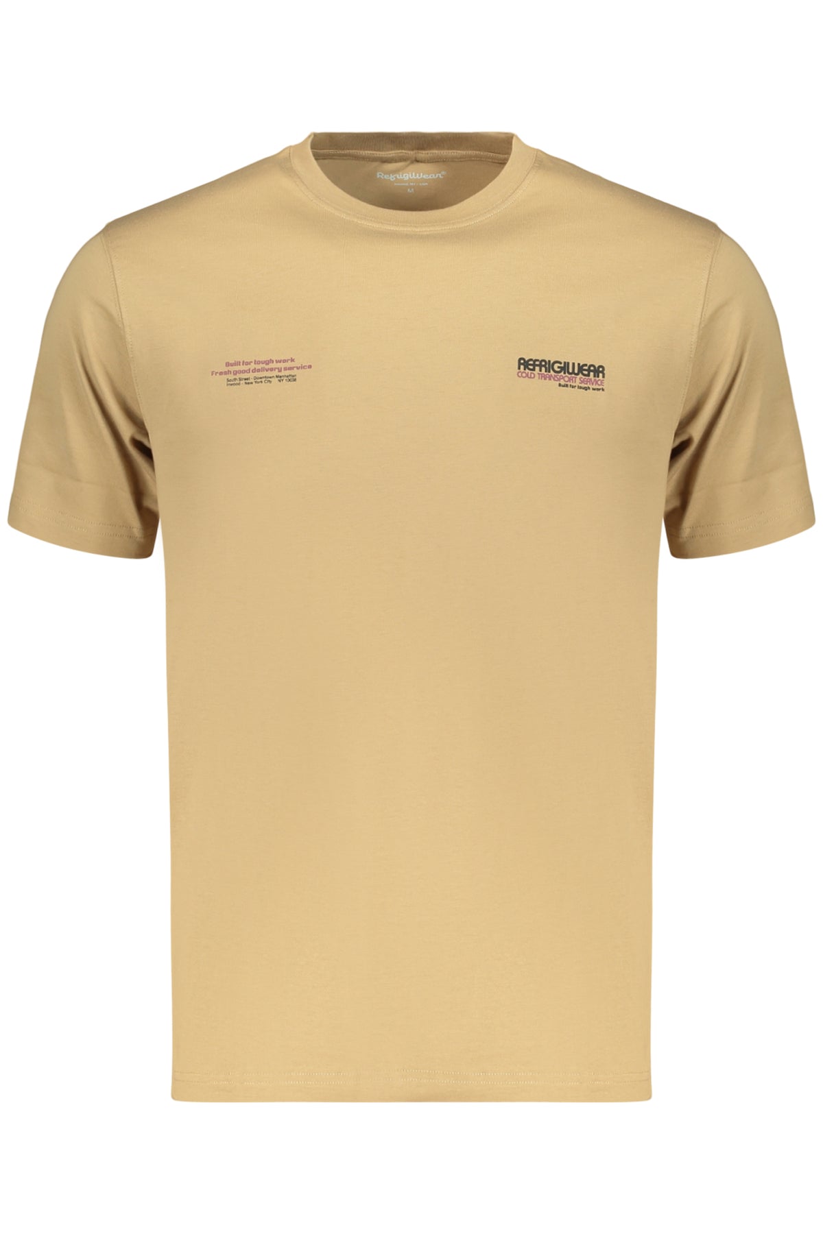 T-SHIRT EM ALGODÃO REFRIGIWEAR HOMEM CASTANHA