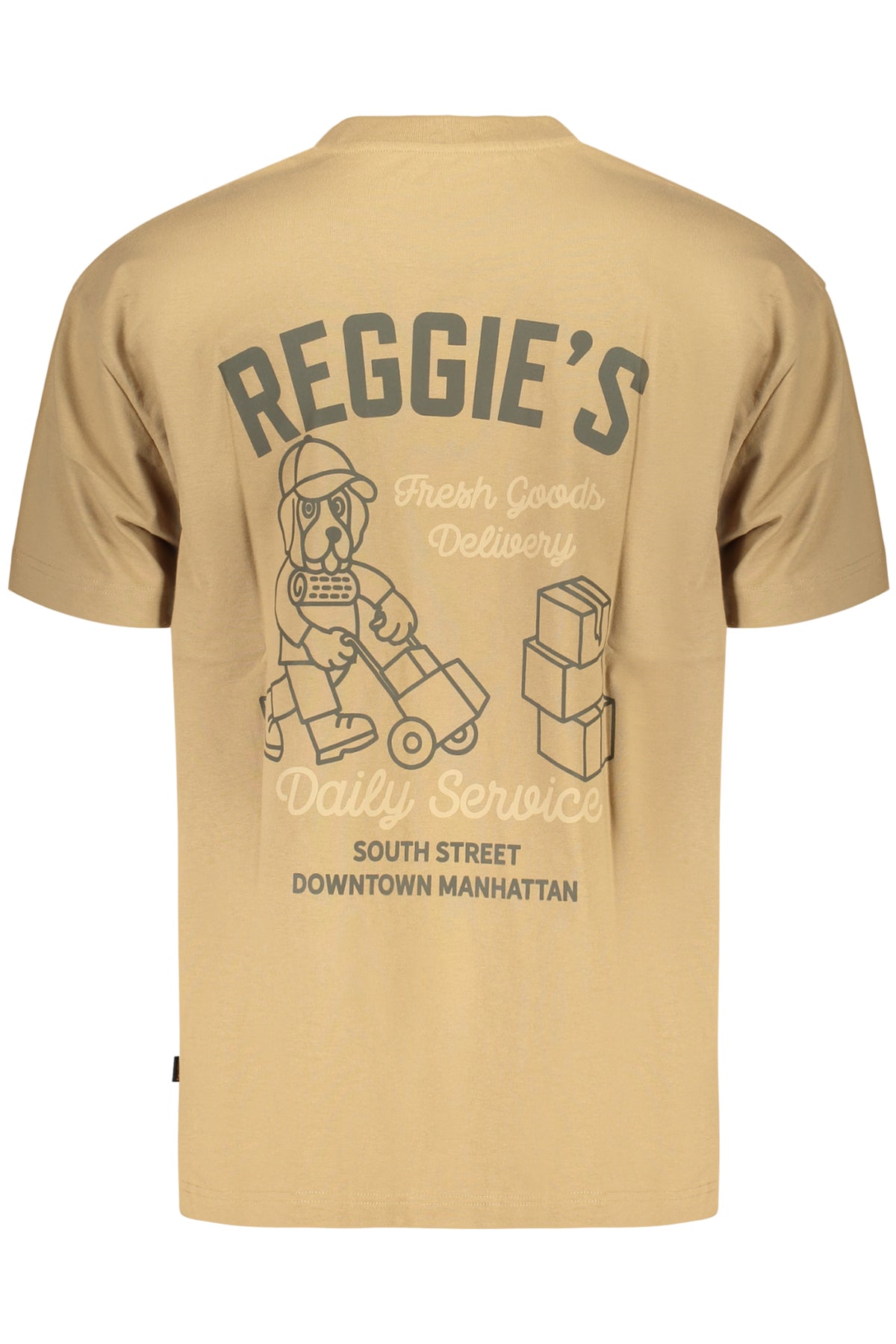T-SHIRT EM ALGODÃO REFRIGIWEAR HOMEM CASTANHA